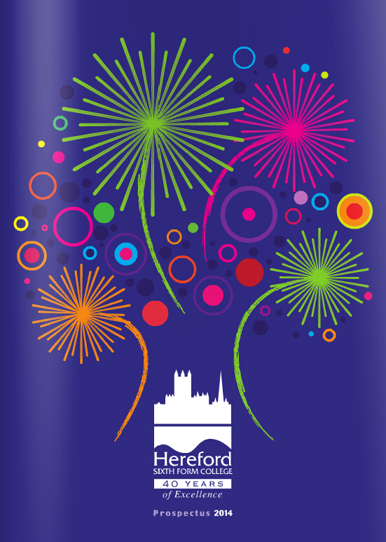 Hereford Sixth Form College赫里福德第六大学2014年招股书板式设计2014年07月11日