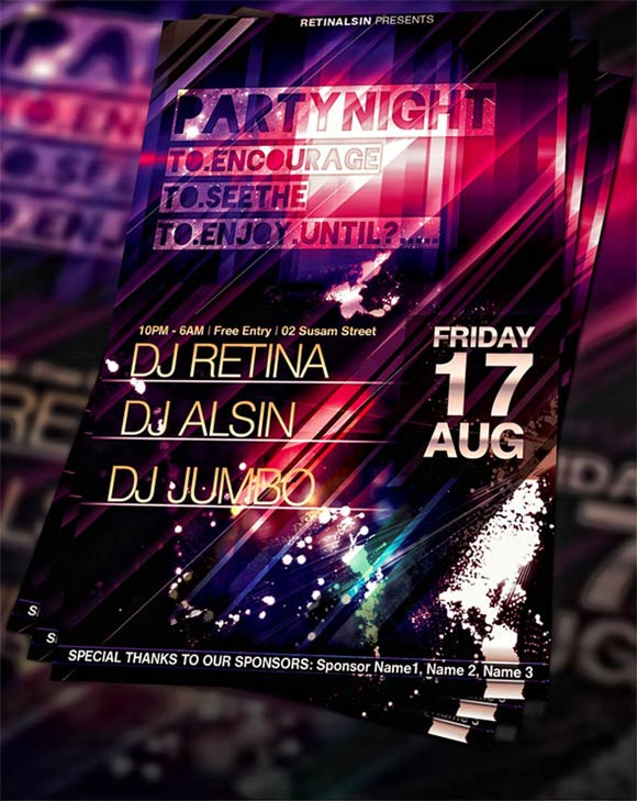 用色大胆鲜亮的国外海报版面设计2014年07月08日