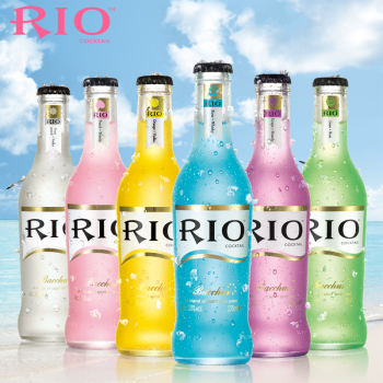 RIO锐澳鸡尾酒春节及情人节新包装和海报设计以及新浪官方微博创意卡通动漫海报展示