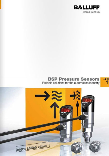 BPS压力传感器宣传画册设计-全新系列高科技产品,传感自动化设备,智能数字信息显示屏宣传册设计
