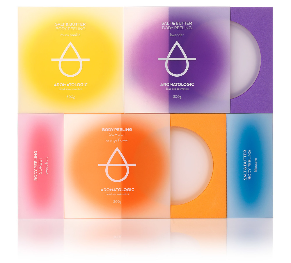 温泉SPA美容保健机构时尚七彩化妆品包装设计