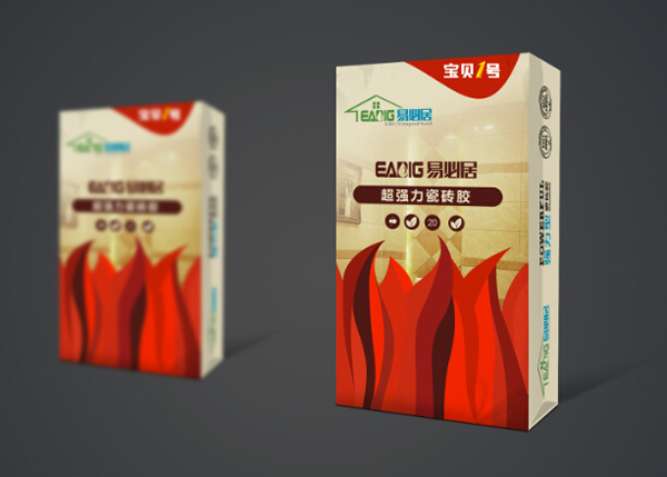 建筑防水涂料、瓷砖粘合剂等产品包装袋、包装箱盒设计