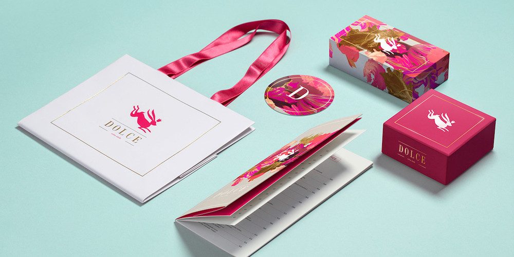 DOLCE蛋糕店、面包坊形象VI设计餐饮行业品牌全案设计欣赏