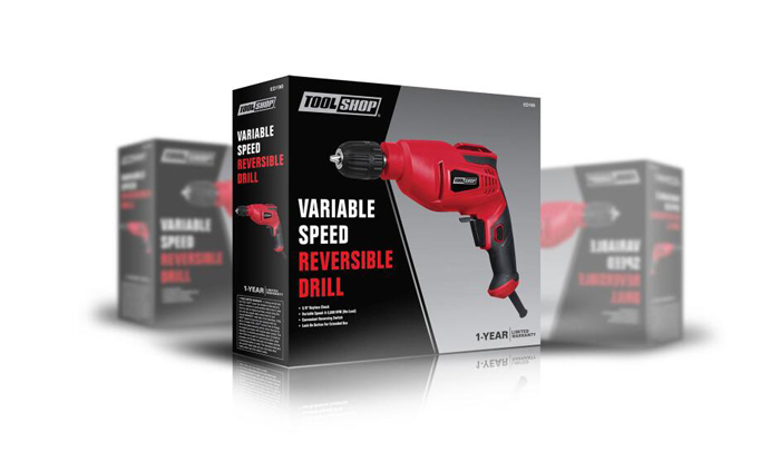 建筑、工业用电气动五金工具包装设计、工具产品纸箱包装设计