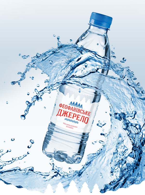 国外品牌矿泉水、纯净水、瓶装水产品包装设计