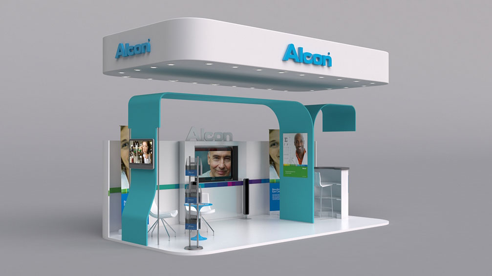 医药健康行业诺华制药Alcon 爱尔康品牌展厅设计