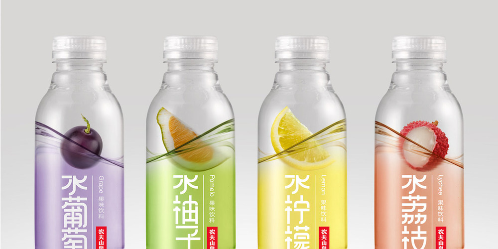 看中国民族品牌农夫山泉如何玩转果味饮料产品包装设计营销战