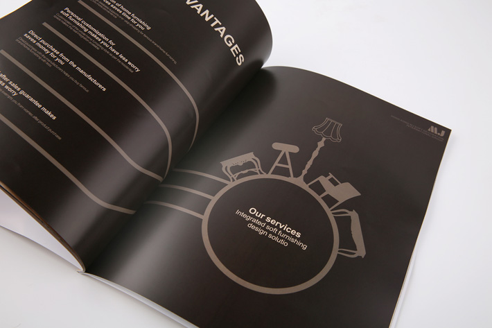 香港M&J软装装饰公司形象宣传画册设计