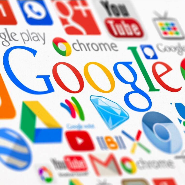 2014年报美国IT巨头谷歌科技股份有限责任公司Google企业宣传册年度版式设计